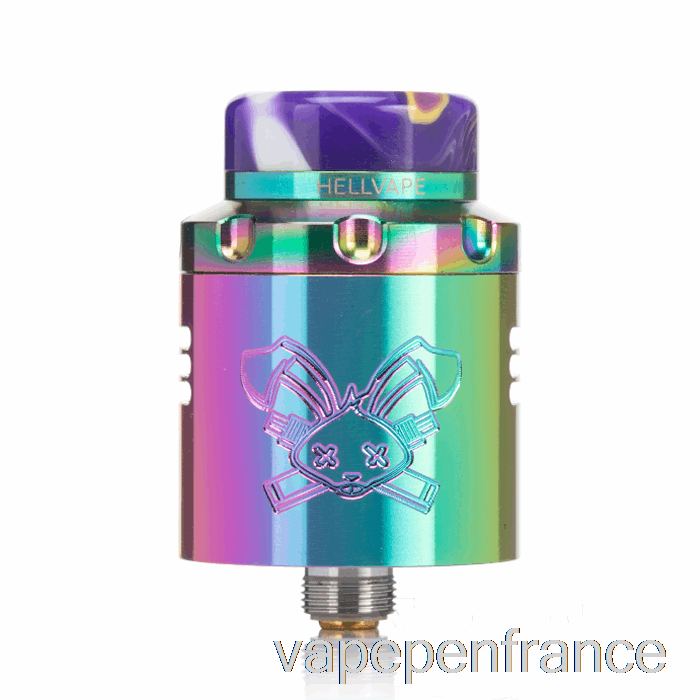 Hellvape Lapin Mort V3 24mm Rda Stylo Vape Arc-en-ciel